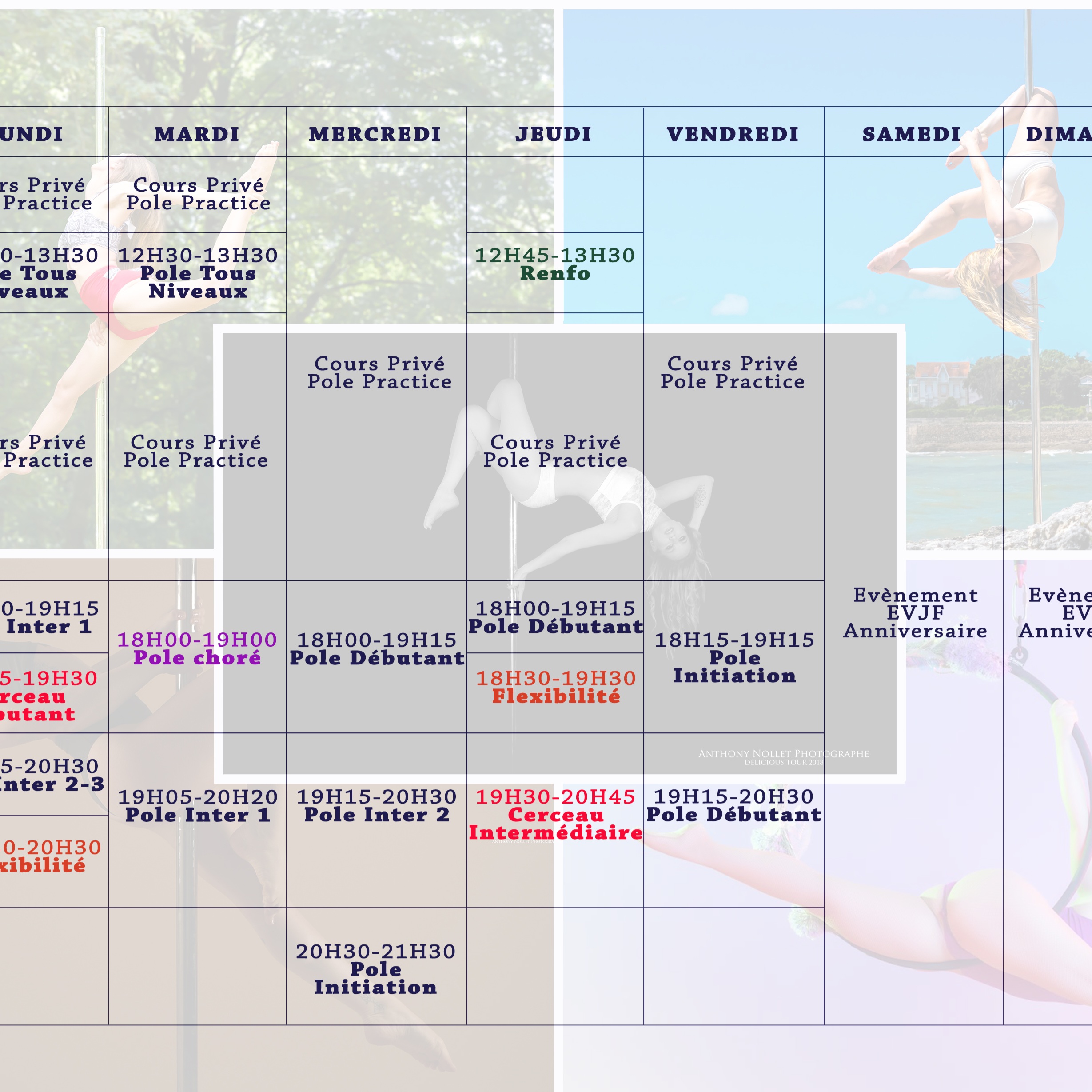 PLANNING 2023 2024 Elo Pole Studio Planning 2023 2024 elo pole studio